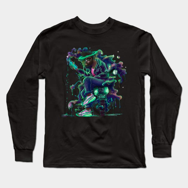 Return of Saturn Long Sleeve T-Shirt by guirodrigues